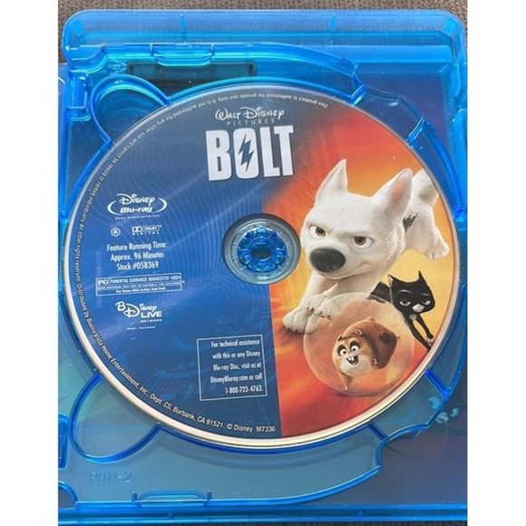 Bolt (Three-Disc Edition w/ Standard DVD Blu-ray) - No Digital Guarantee - Picture 3 of 8